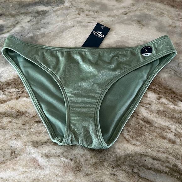 Hollister Swim Hollister Metallic Bikini Bottoms Size Small Poshmark